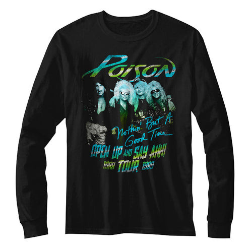 Poison Special Order Tour Shirt Adult L/S T-Shirt