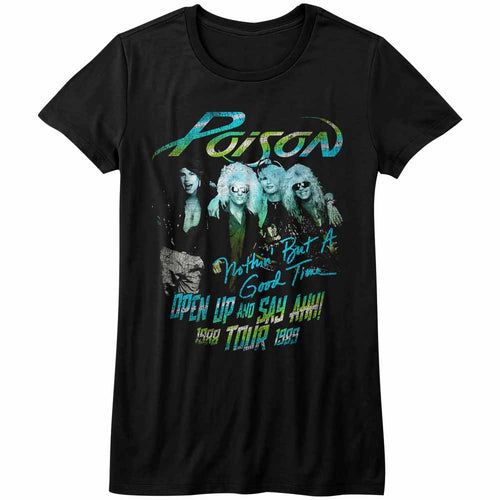 Poison Tour Shirt Juniors Short-Sleeve T-Shirt