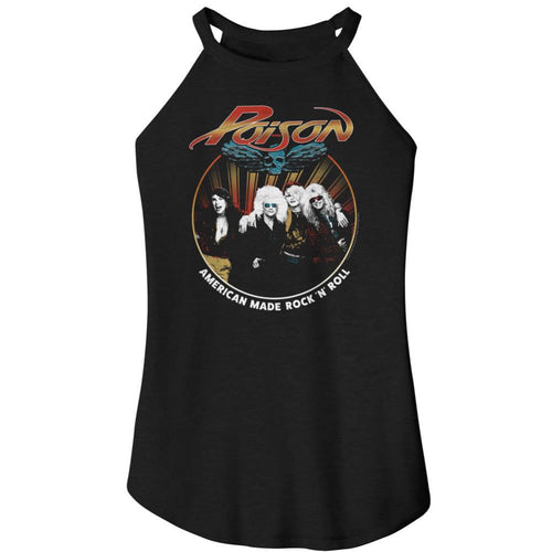 Poison American Made Ladies Sleeveless Rocker Tank T-Shirt