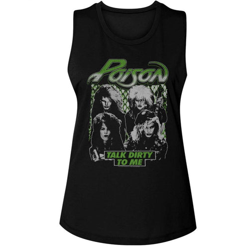 Poison Tdtm Band Photos Ladies Muscle Tank T-Shirt
