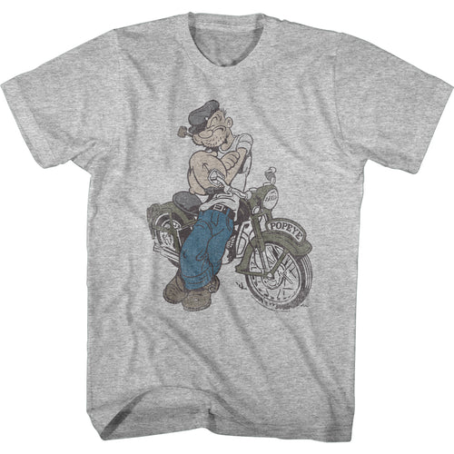 Popeye Special Order Cycle Adult Short-Sleeve T-Shirt