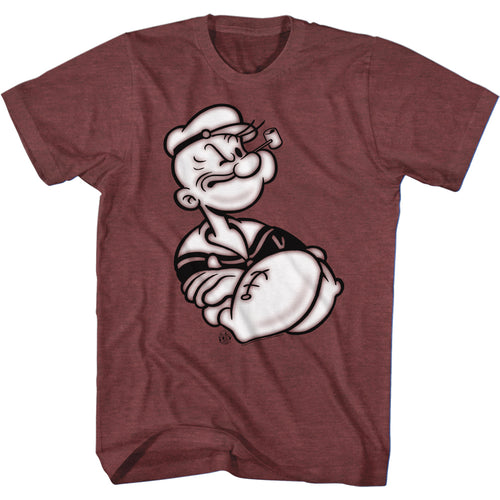Popeye Special Order Arms Crossed Adult Short-Sleeve T-Shirt