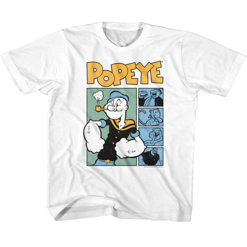 Popeye Popeye Boxes Youth Short-Sleeve T-Shirt