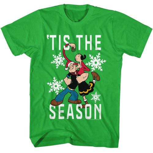 Popeye Tis The Season Adult Short-Sleeve T-Shirt