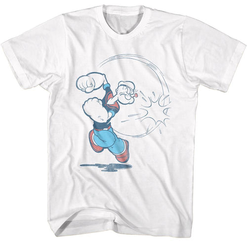 Popeye Vintage Adult Short-Sleeve T-Shirt