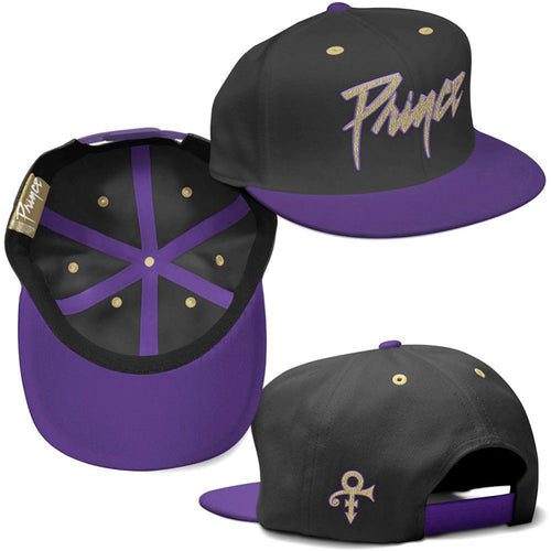 Prince Gold Logo & Symbol Unisex Snapback Cap