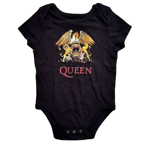 Queen Classic Crest Kids Baby Grow