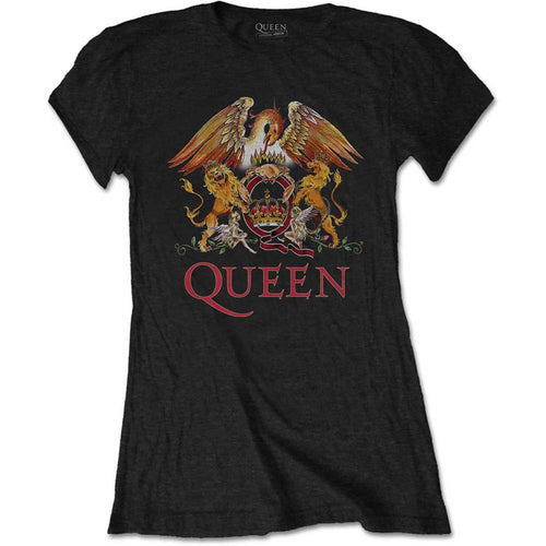 Queen Classic Crest Ladies T-Shirt