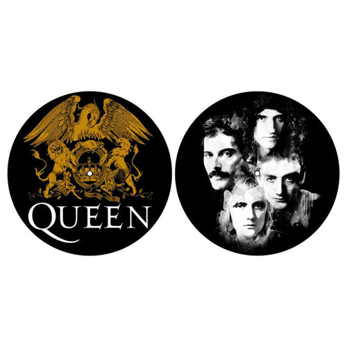 Queen Crest & Faces Turntable Slipmat Set