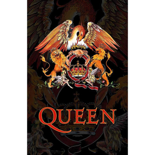 Queen Crest Textile Poster