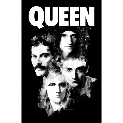 Queen Faces Textile Poster
