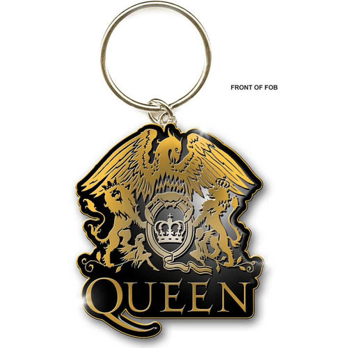 Queen Gold Crest Keychain