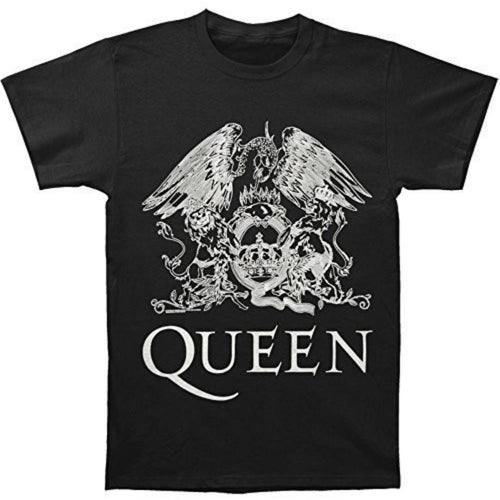 Queen - Queen Logo Black Unisex Short-Sleeve T-Shirt