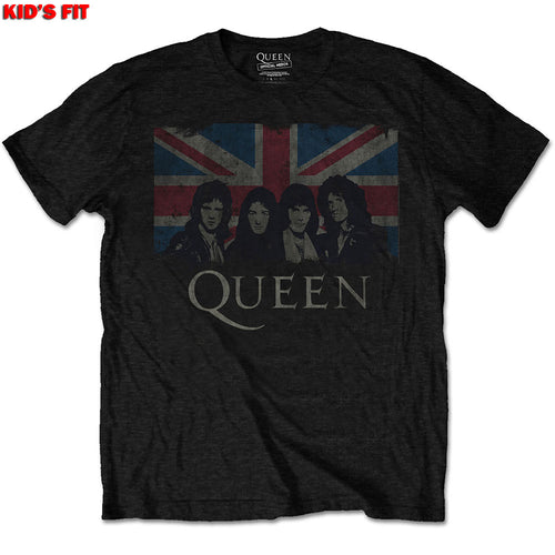 Queen Vintage Union Jack Kids T-Shirt - Special Order