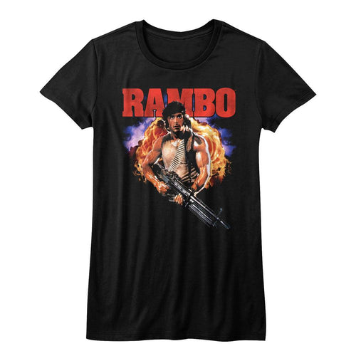 Rambo Exploooooode Juniors Short-Sleeve T-Shirt