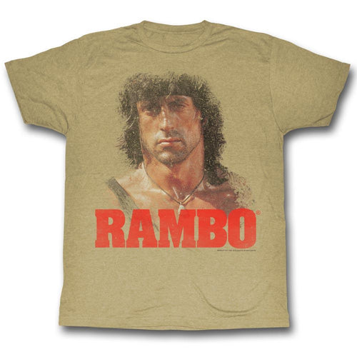 Rambo Grunge Rambo Adult Short-Sleeve T-Shirt