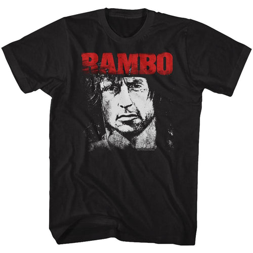 Rambo Red & White Adult Short-Sleeve T-Shirt