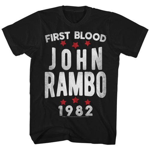 Rambo Stars Adult Short-Sleeve T-Shirt