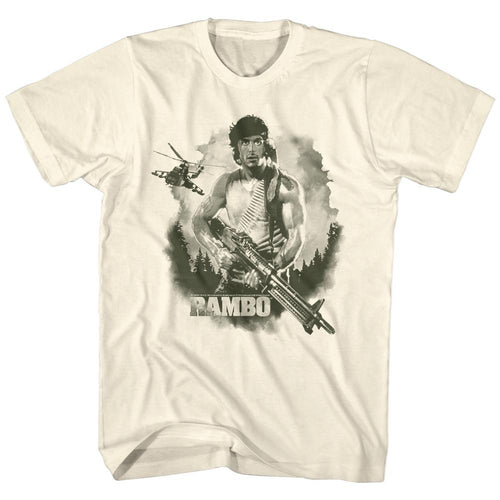 Rambo Watercolor Adult Short-Sleeve T-Shirt