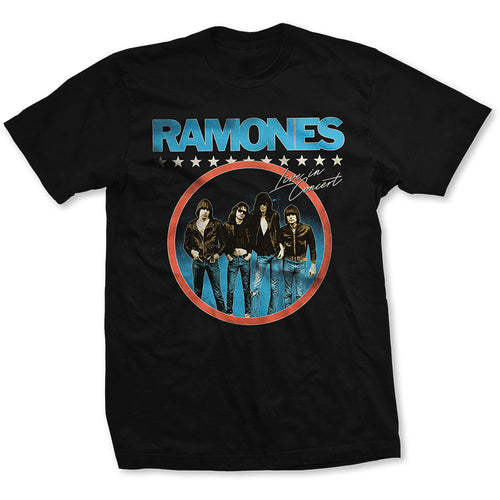 Ramones Circle Photo Unisex T-Shirt