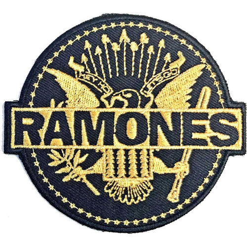 Ramones Gold Seal Standard Woven Patch