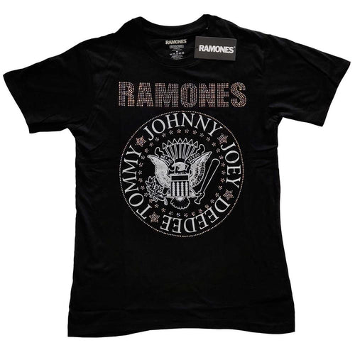 Ramones Presidential Seal Kids Embellished T-Shirt