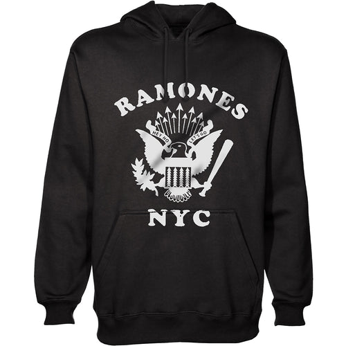 Ramones Retro Eagle New York City Unisex Pullover Hoodie - Special Order