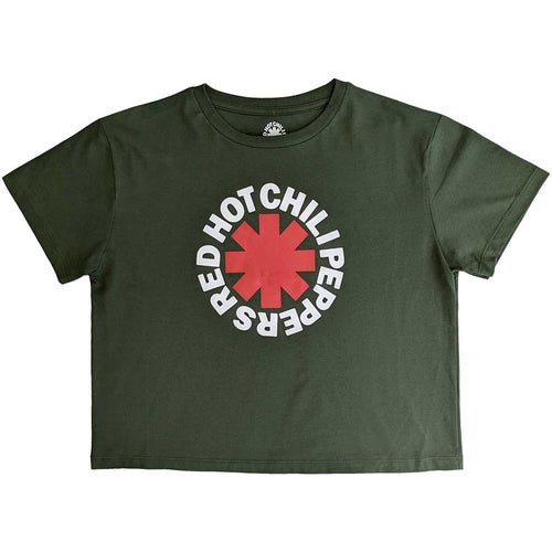 Red Hot Chili Peppers Classic Asterisk Ladies Crop Top