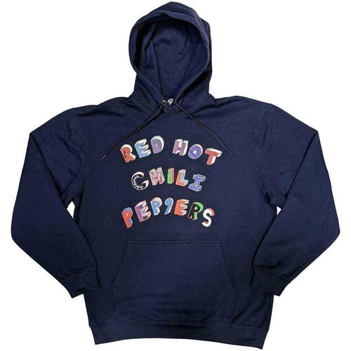 Red Hot Chili Peppers Colourful Letters Unisex Pullover Hoodie