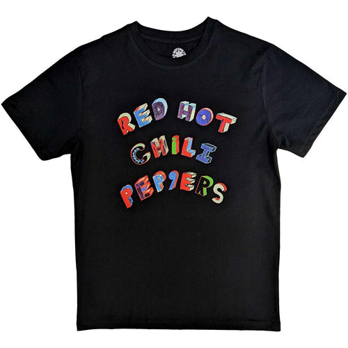 Red Hot Chili Peppers Colourful Letters Unisex T-Shirt