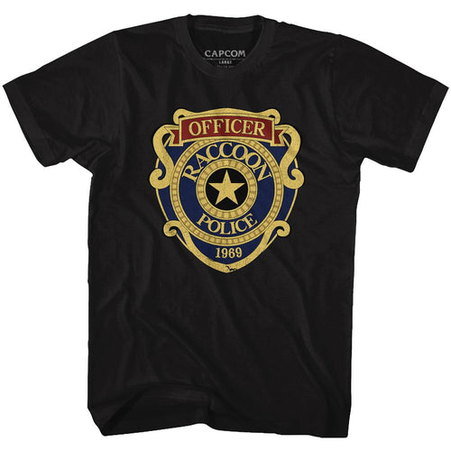 Resident Evil Badge Adult Short-Sleeve T-Shirt