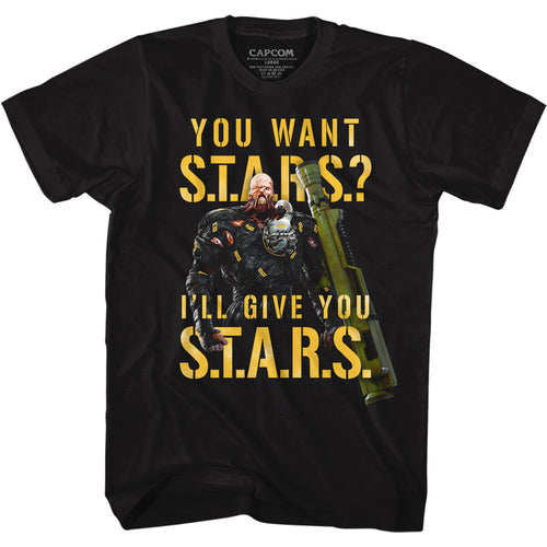 Resident Evil Special Order I'll Give You Stars Adult Short-Sleeve T-Shirt