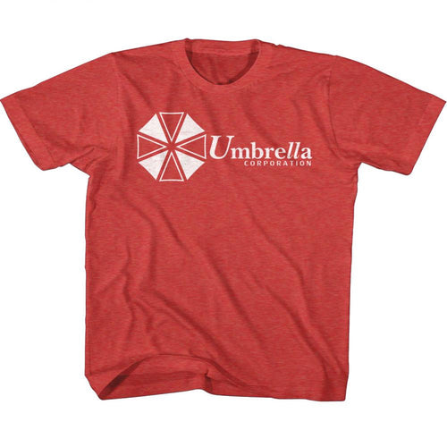 Resident Evil One Color Umbrella Corp Youth Short-Sleeve T-Shirt