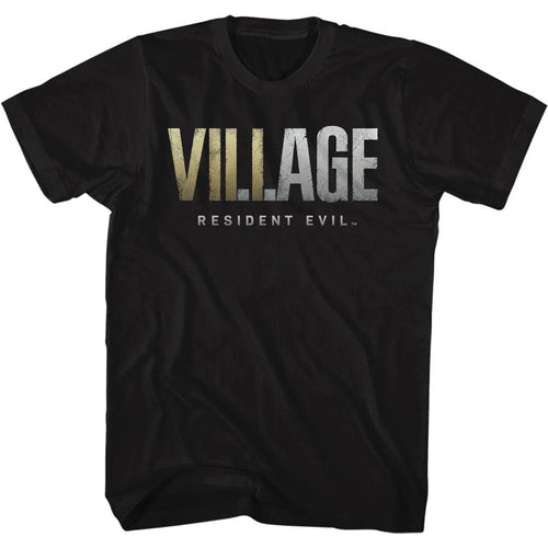 Resident Evil Special Order Village Logo Adult Short-Sleeve T-Shirt