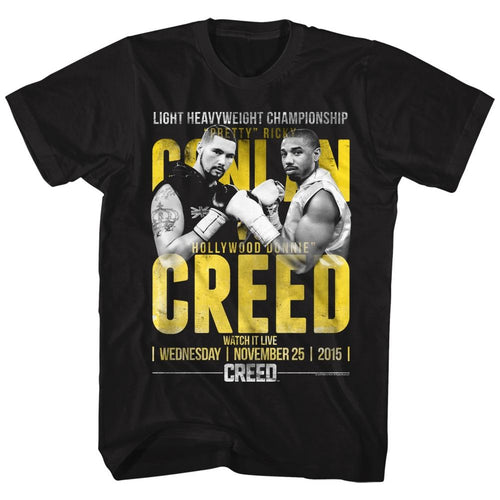 Rocky Special Order Conlan Vs Creed Adult S/S T-Shirt