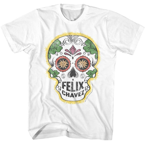 Rocky Felix Chavez Skull Adult Short-Sleeve T-Shirt