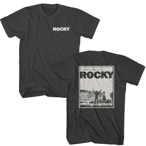 Rocky Million To One Front And Back Adult Short-Sleeve T-Shirt
