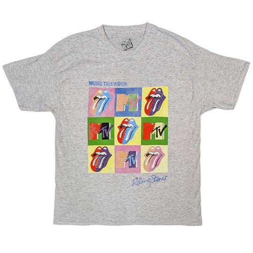 Rolling Stones MTV Rolling Stones Warhol Squares Unisex T-Shirt