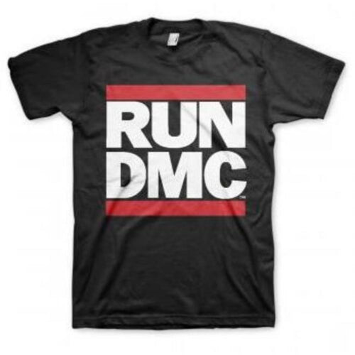 Run DMC - Run DMC Logo Black Short-Sleeve T-Shirt