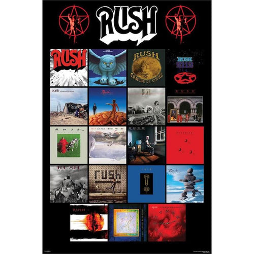 Rush Album Covers Poster - 24In x 36In Posters & Prints