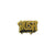 Rush Logo Gold Metal Sticker - Small