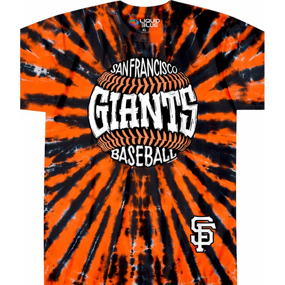 San Francisco Giants Burst Tie-Dye T-Shirt – RockMerch