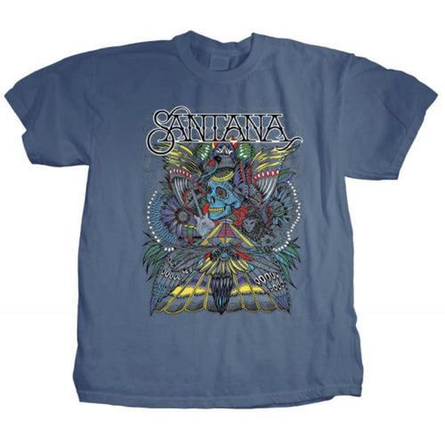 Santana Folk Skull Men's T-Shirt
