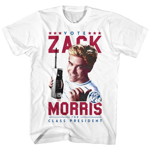Saved By The Bell Special Order Votezack Adult S/S T-Shirt