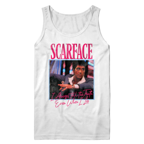 Scarface Even When I Lie Adult Tank T-Shirt