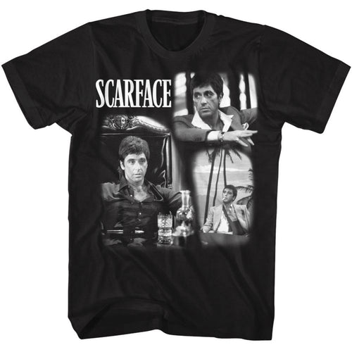Scarface World Is Yours Collage Adult Short-Sleeve T-Shirt