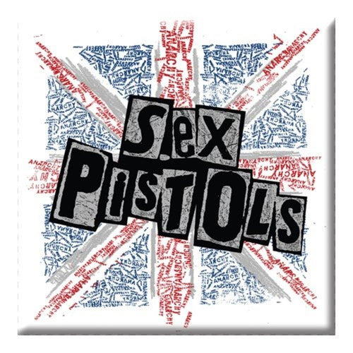Sex Pistols Logo And Flag Magnet
