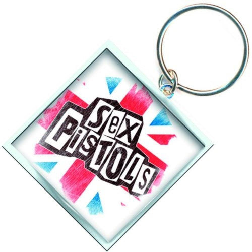 Sex Pistols Union Jack Metal Keychain