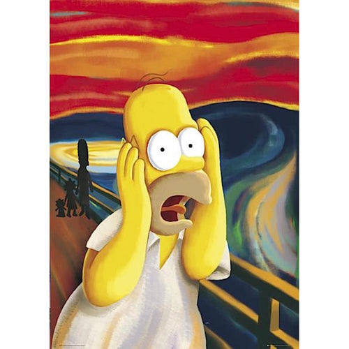 Simpsons Homer Scream Poster - 24 In x 36 In