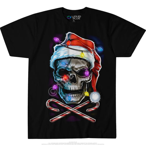 Skulls Skull and Cross Canes Black T-Shirt
